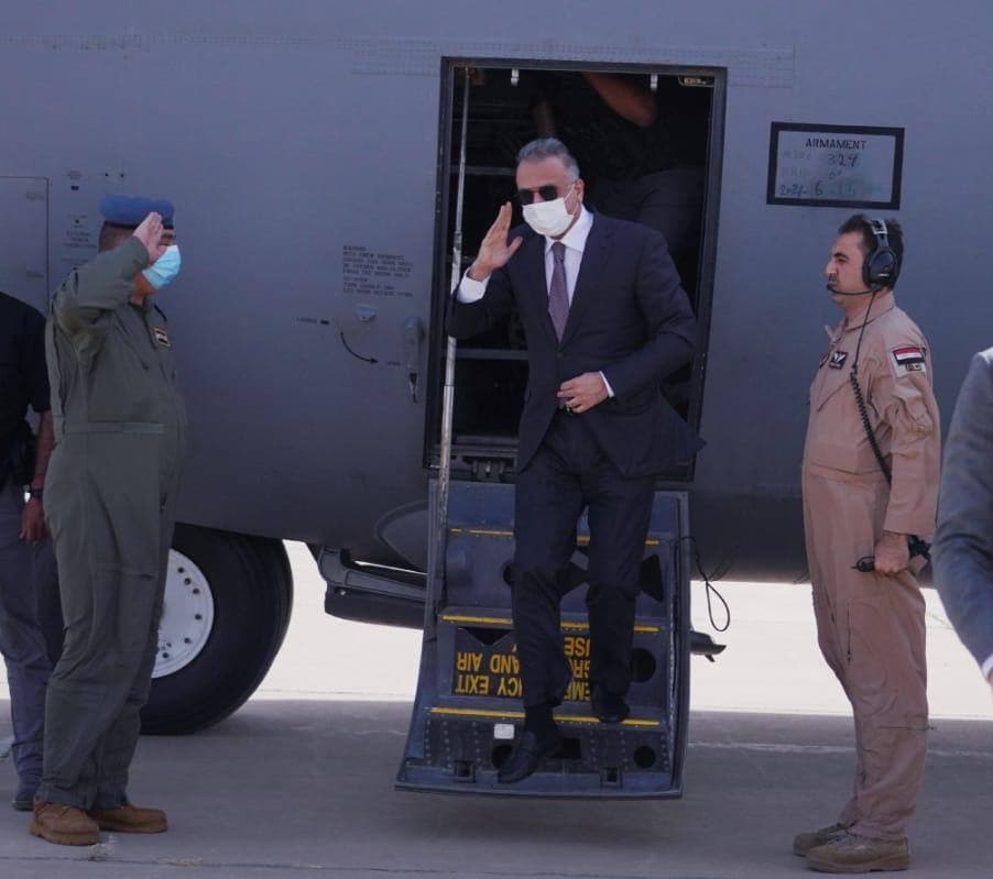 رئيس الوزراء مصطفى الكاظمي يصل إلى محافظة صلاح الدين
