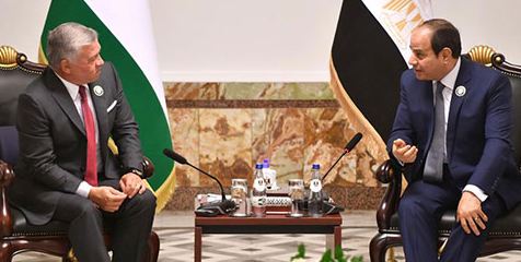 تفاصيل لقاء خاص بين ملك الأردن والرئيس المصري في بغداد