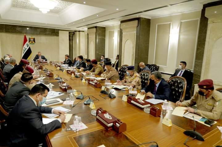 المجلس الوزاري للأمن الوطني يعقد اجتماعاً برئاسة القائد العام للقوات المسلحة السيد مصطفى الكاظمي