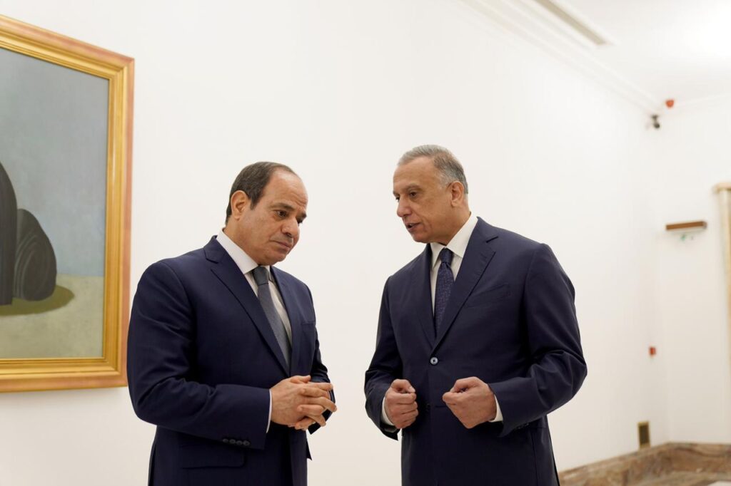 الكاظمي يتلقى التعازي من الرئيس المصري في ضحايا فاجعة الناصرية
