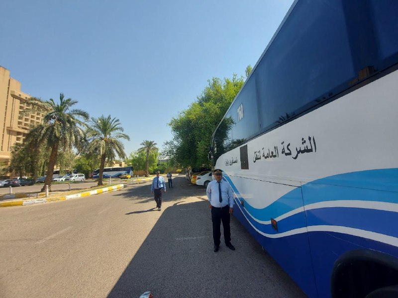 النقل تؤمن نقل الوفود المشاركة في مؤتمر بغداد