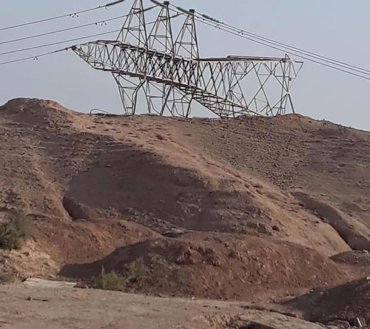 في بغداد وصلاح الدين.. خطوط نقل الكهرباء تتعرض لعمل تخريبي