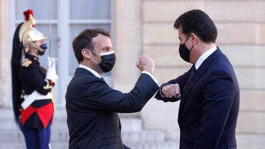 ماكرون: فرنسا ستواصل دعم العراق بمحاربة الإرهاب