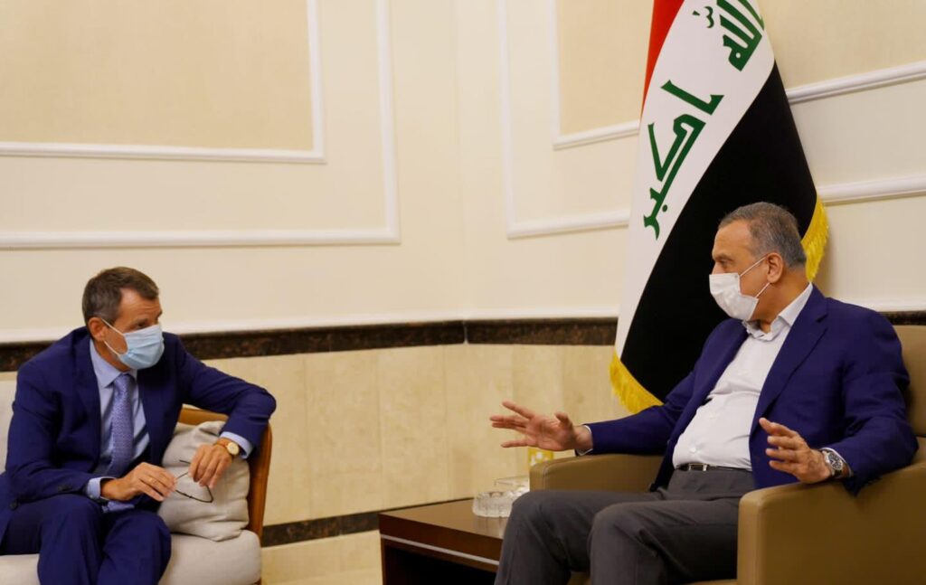 الكاظمي يؤكد إيلاء العراق أهمية عالية لعلاقات التعاون والشراكة مع الاتحاد الأوروبي