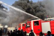 اندلاع حريق داخل صهريج محمل بالوقود شرقي بغداد