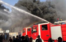 اندلاع حريق داخل صهريج محمل بالوقود شرقي بغداد