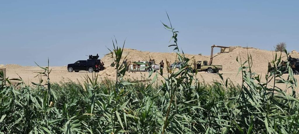 عاجل اللواء 27 بالحشد يدمر مضافات لداعش في ذراع دجلة شرق الانبار