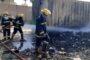 السيطرة على حريق اندلع في محيط مبنى محافظة المثنى