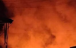 الدفاع المدني يخمد حريقاً اندلع في مبنى تربية قضاء هيت