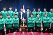 الصدر يستقبل وفد منتخب الشباب ويوجّه بتقديم الدعم اللازم للرياضة العراقية