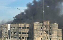 اندلاع حريق داخل مبنى محافظة ميسان