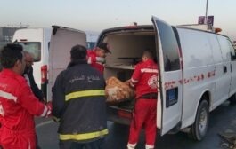 الدفاع المدني تنتشل جثة سائق ويسعف الاخر نتيجة اصطدام عجلتين ببغداد