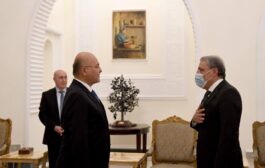 صالح يؤكد لوزير العدل اللبناني تعزيز العلاقات في مختلف المجالات