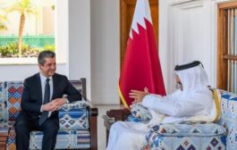 بارزاني وأمير قطر يبحثان جهود تشكيل الحكومة العراقية 