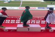 العداء محمد نجاح يخطف الوسام الفضي بالبطولة العربية لألعاب القوى للشباب 