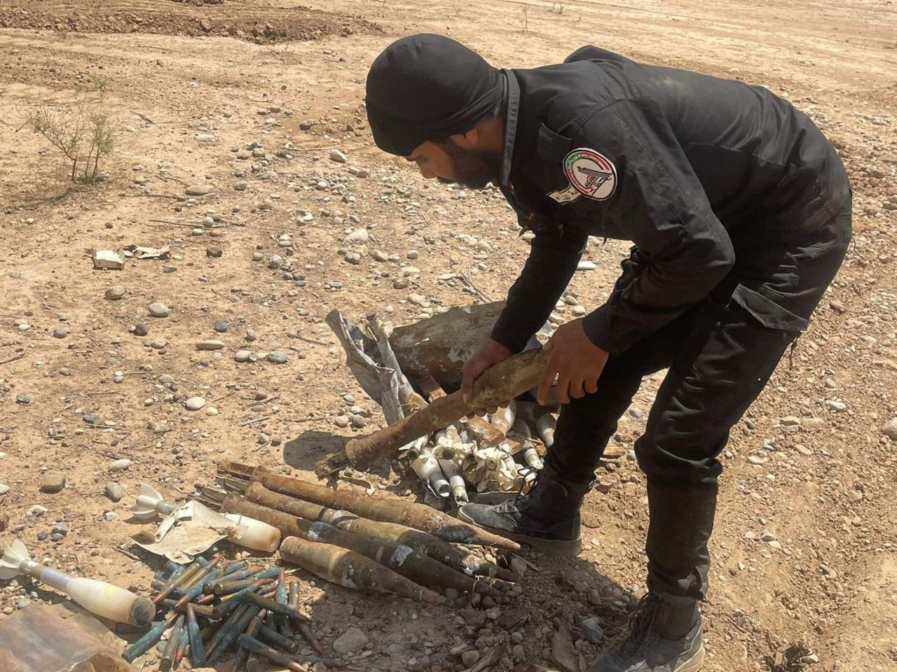 الحشد يعلن العثور على كدس عتاد لعناصر داعش في كركوك 
