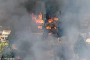 إعلان حالة استنفار قصوى في لندن لمواجهة الحرائق 
