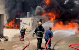 حريق في شارع حيفا 