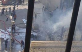 إخماد حريق مستشفى الاندلس في بغداد 