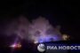 حريق في محطة طاقة بمدينة بيلغورود الروسية بعد قصف أوكراني 