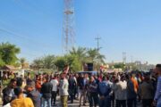 مدير تربية بابل يمنح المحاضرين المتظاهرين إجازة رسمية للاستمرار بتظاهراتهم (صور)