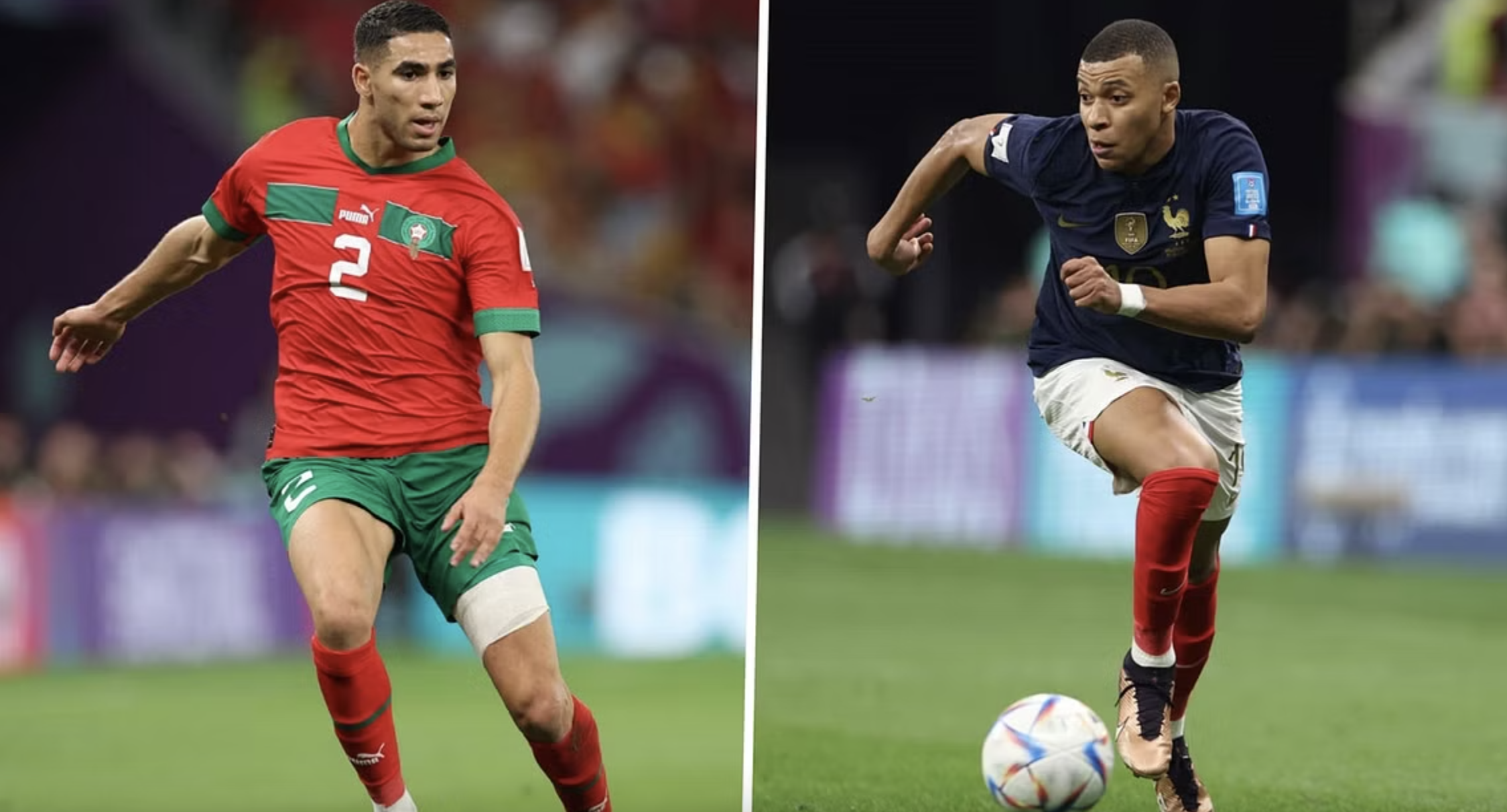 مباراة المغرب وفرنسا.. مبابي وحكيمي ينحيان الصداقة جانبًا في كأس العالم