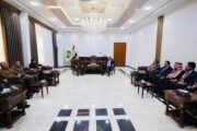 محافظ الأنبار يستقبل رئيس هيئة الحشد الشعبي وقائد حشد الأنبار